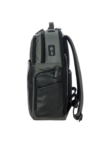 BRIC`s Monza Rucksack 43 cm Laptopfach in grey-black