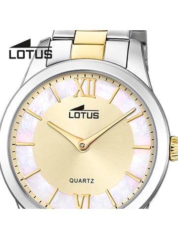 Lotus Chronograph-Armbanduhr Lotus Classic silber, gold mittel (ca. 34mm)