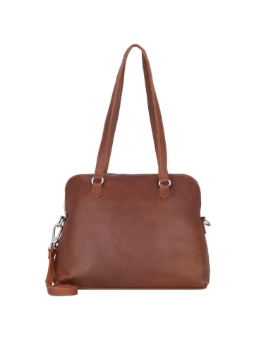 Cowboysbag Winwick Schultertasche Leder 34 cm in cognac