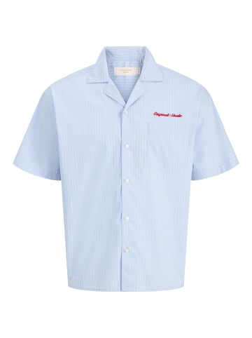 JACK & JONES Junior Hawaii-Hemd in Cashmere Blue