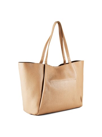Marc O'Polo Shopper Tasche M Leder 50 cm in earthy taupe