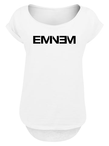 F4NT4STIC Long Cut T-Shirt Eminem Hip Hop Rap Music in weiß