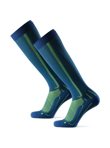 DANISH ENDURANCE Socken Perform Compression in blue/neon yellow