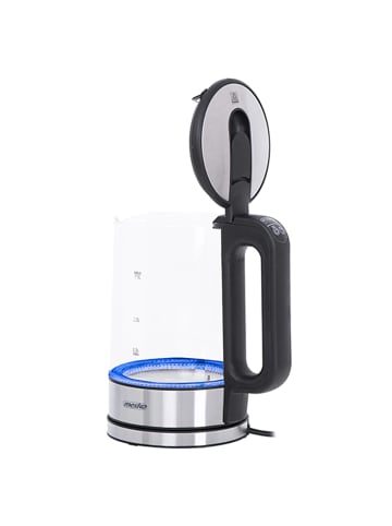 mesko MS 1301 Wasserkocher 1,7 L - 2200 W mit Temperaturregelung in Schwarz