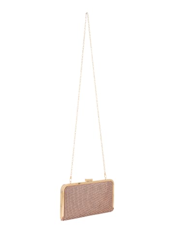 faina Women Clutch in Champagne