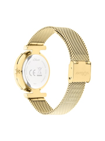 s.Oliver Quarzuhr SO-4497-MQ in Gold