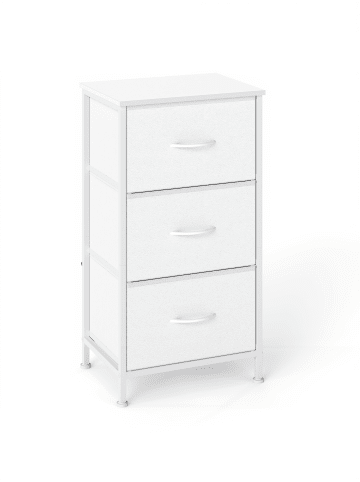 SONGMICS Kommode Bellah in Weiß - (B)39.6 x (H)73.7 x (T)30 cm