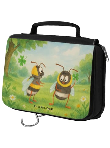 Mr. & Mrs. Panda NeZeichenssaire Bienen Paar Design ohne Spruch in Weiß