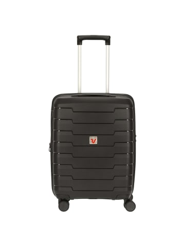 Roncato Skyline - 4-Rollen-Kabinentrolley S 55 cm  erw. USB-Anschluss (ciliegia) in nero