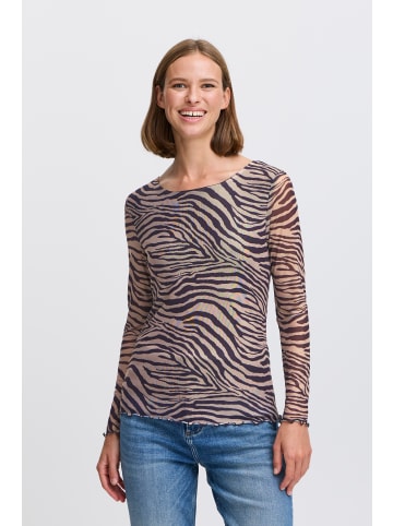 b. young BYULLABELLA BLOUSE - slim fit in Brown Animal Mix