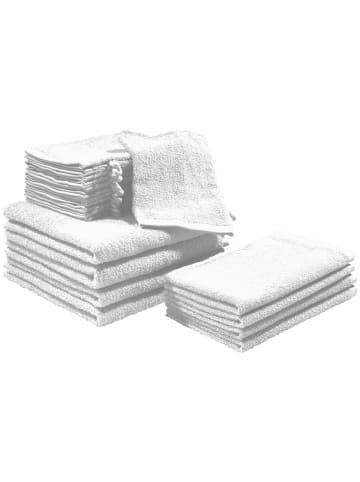 REDBEST Frottier, Leichtfrottier Frottier-Set 20-tlg. Oceanside in weiß