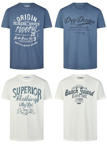 riverso  T-Shirt RIVLeon 4er Pack in Mehrfarbig