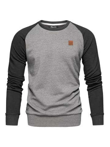 REPUBLIX Pullover ADAM in Anthrazit/Schwarz