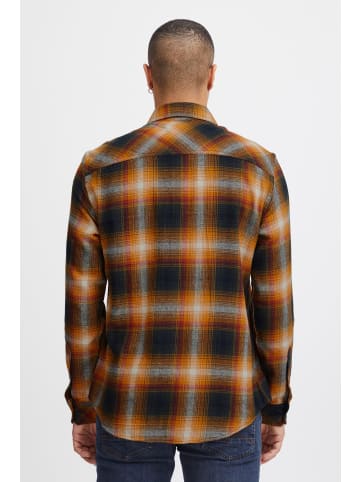 BLEND Langarmhemd BHShirt 20716081  Lässiges Langarmhemd mit Karo in Schwarz