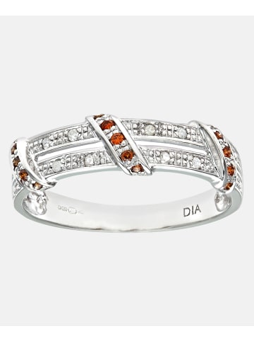 Diamant L'éternel Eternity-Ring aus 375 Weißgold mit Diamant gedreht
