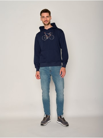GreenBomb Hoodie Bike Jack Simple in Marineblau