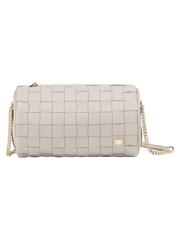 DuDu Abigail Umhängetasche Leder 19.5 cm in pearl grey