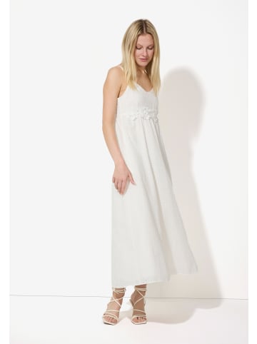 More & More Maxikleid Lochspitze in off white