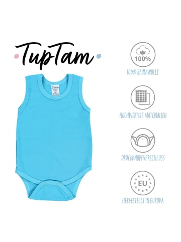 TupTam Baby Jungen Achselbody 5er Pack in blau/grün