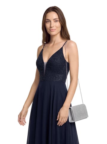 Vera Mont Clutch-Tasche im Glitzer-Look in Grau