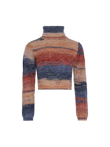 Tanuna Sweater in BRAUN BLAU MEHRFARBIG