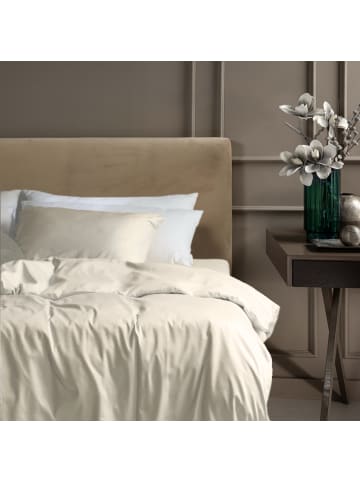Schiesser Satin-Bettwäscheset Ella in Creme