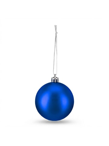 relaxdays 100-tlg. Weihnachtskugeln Set in Blau