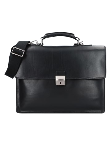 The Bridge Story Uomo Aktentasche Leder 40 cm in Nero abb. Nickel