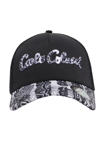 Carlo Colucci Trucker Cap Dieghi in Schwarz