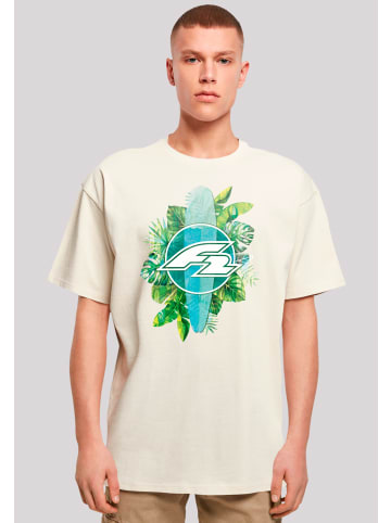 f2 Oversize T-Shirt F2 Tropical Surfboards Sommer in sand