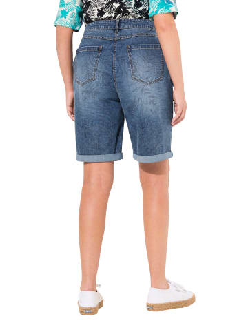 Ulla Popken Caprihose in blue denim