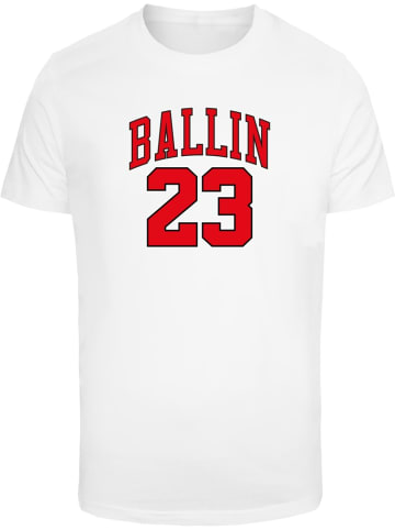 Mister Tee T-Shirt "Ballin 23 Tee" in Weiß