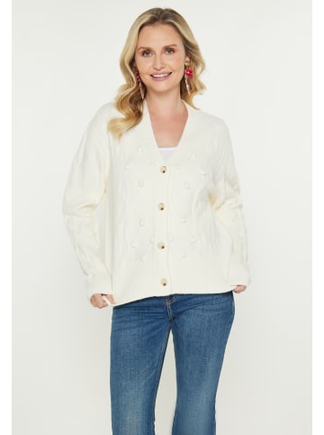 VIRITA Women Cardigan in Offwhite