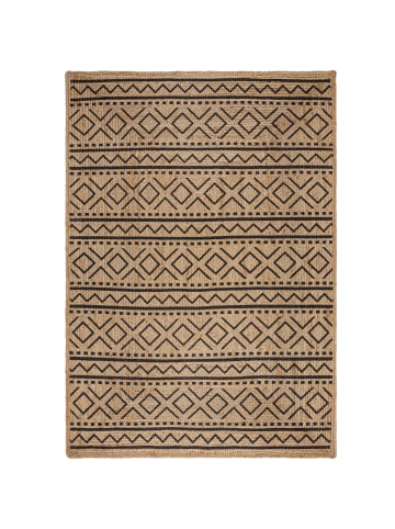 KADIMA DESIGN Nachhaltiger Jute-Teppich mit geometrischem Muster