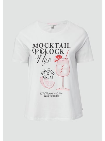 QS T-Shirt in 01D2_weiß