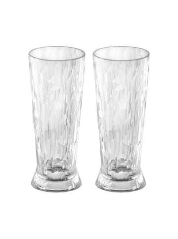 koziol 2er Set Superglas Club No. 10 Bierglas 300 ml in transparent