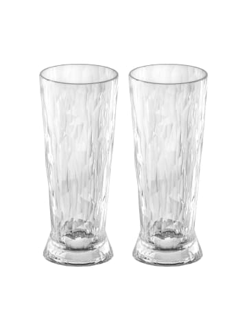 koziol 2er Set Superglas Club No. 10 Bierglas 300 ml in transparent
