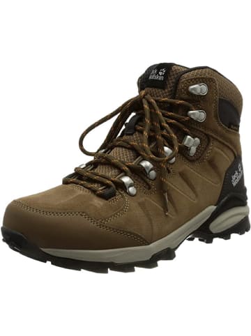 Jack Wolfskin Wanderschuh REFUGIO TEXAPORE MID W in Braun