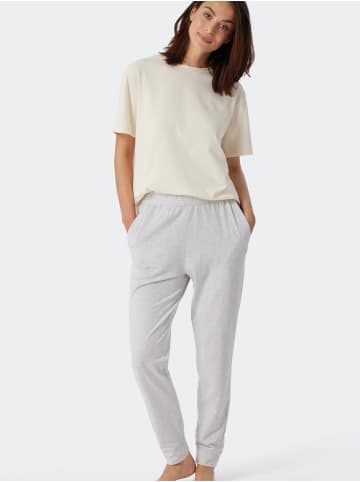 Schiesser Pyjamahose Mix & Relax lang in grau-mel.