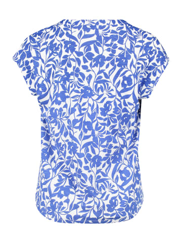 Betty Barclay Casual-Shirt mit Bluseneinsatz in Weiß/Blau