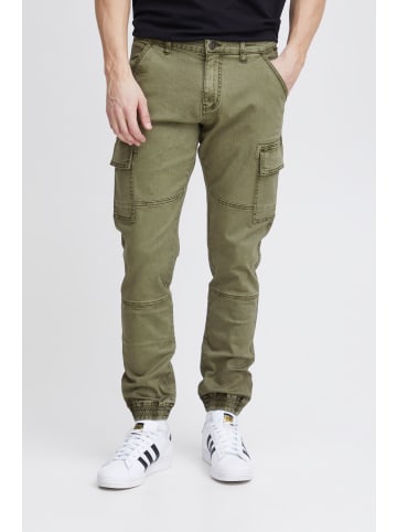 INDICODE Cargohose IDBromfield 65114MM lange Hose mit elastischen Beinbündchen in Grün