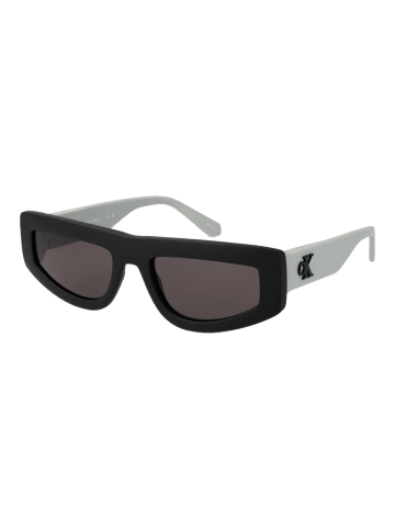 CALVIN KLEIN JEANS Unisex Sonnenbrillen Rechteck Schwarz