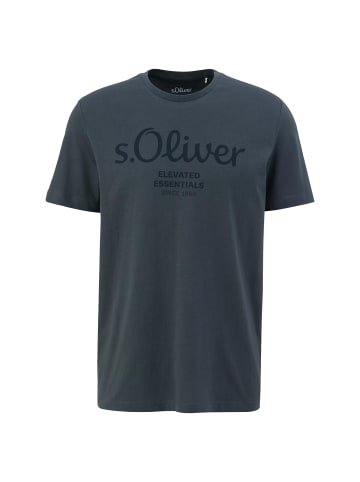 s.Oliver T-Shirt 1er Pack in Dunkelgrau