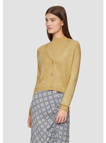 QS Strickjacke  in  16W0_goldgelb