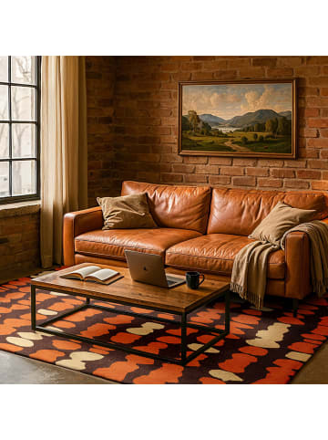 lola & moi Teppich Pink In Pool in rot