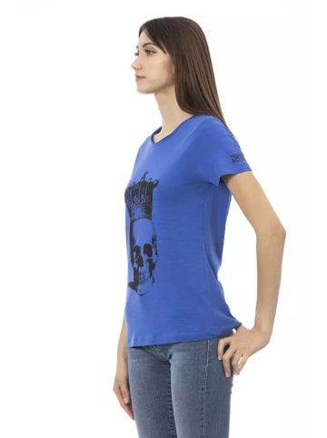 Trussardi Action Grün Blau Baumwolle Damen T-Shirt