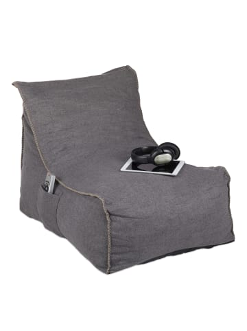 relaxdays Sitzsack in Grau