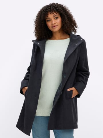 sheego Jacke in tiefblau