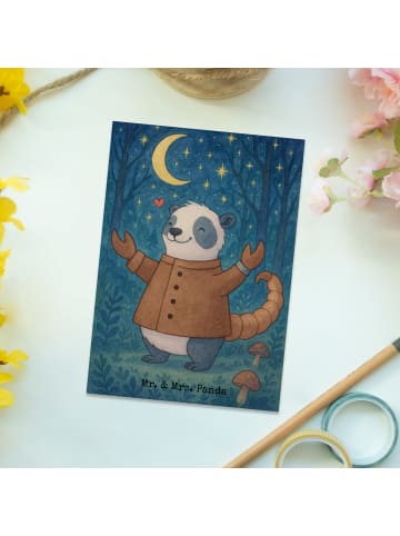 Mr. & Mrs. Panda Postkarte Skorpion Astrologie Design ohne Spruch in Weiß