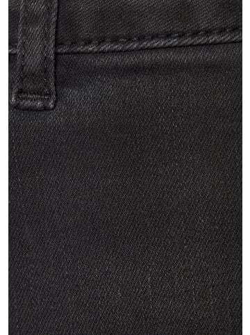 LASCANA Jeansleggings in black washed